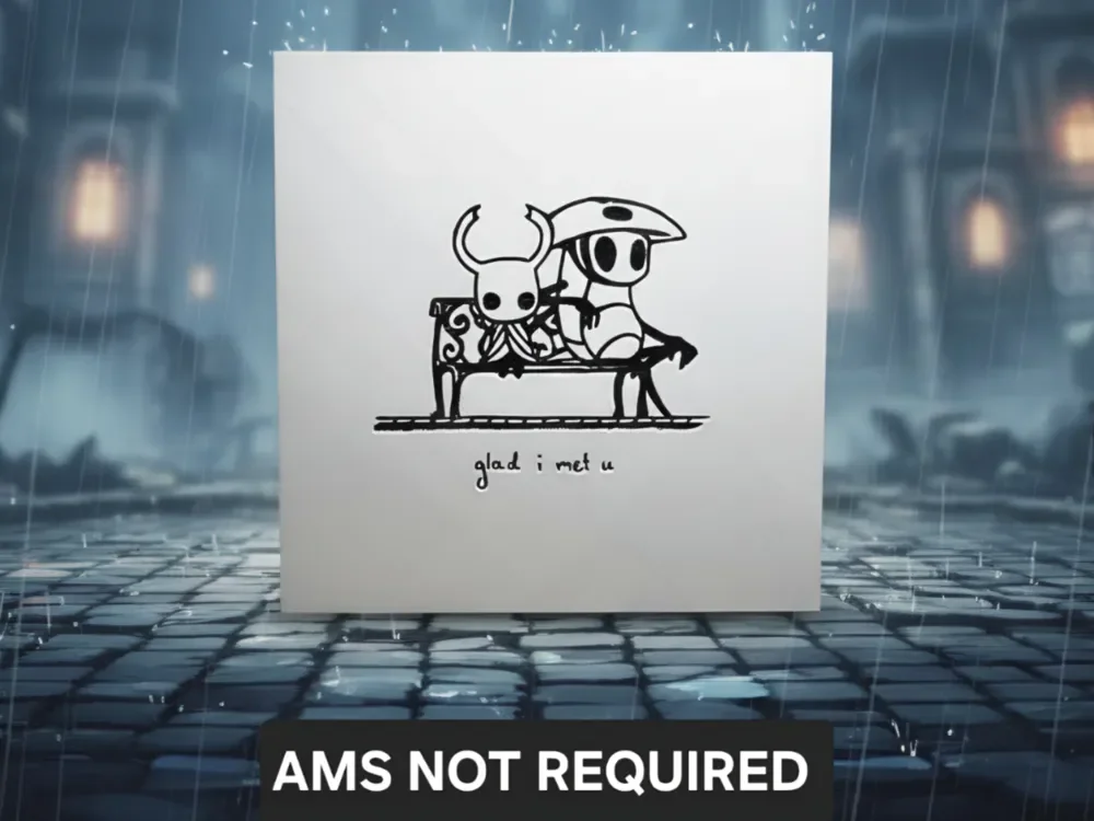 Hollow Knight Wall Art by N0vA Designs HueForge model: Hollow Knight Wall Art by N0vA Designs