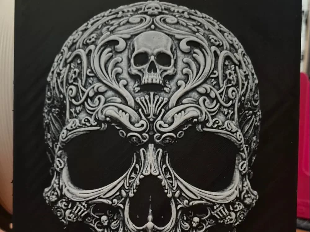 skull pattern hueforge by Buntsta HueForge model: skull pattern hueforge by Buntsta