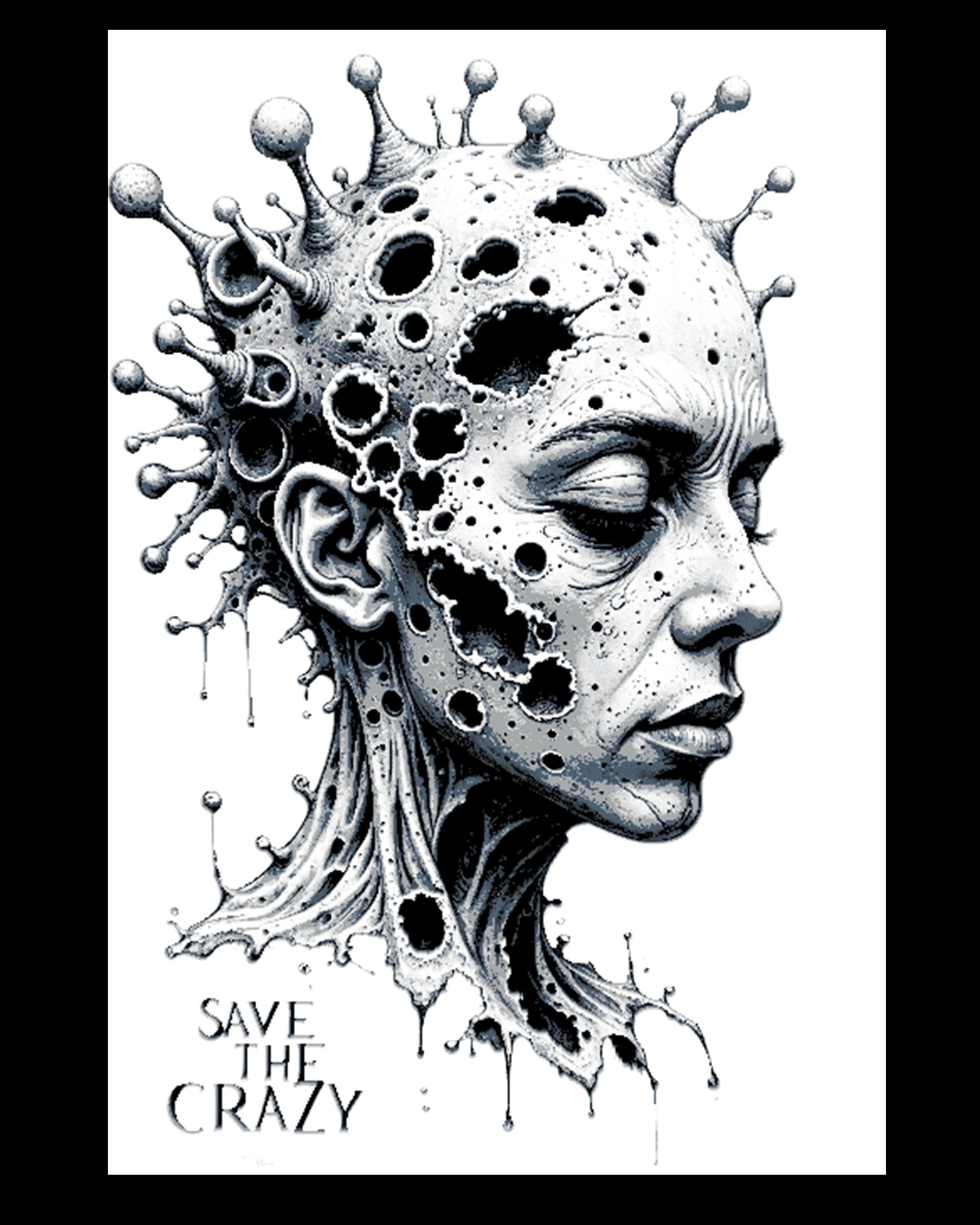 Just a little bit - Save the Crazy Wall Art Just a little bit - Save the Crazy Wall Art