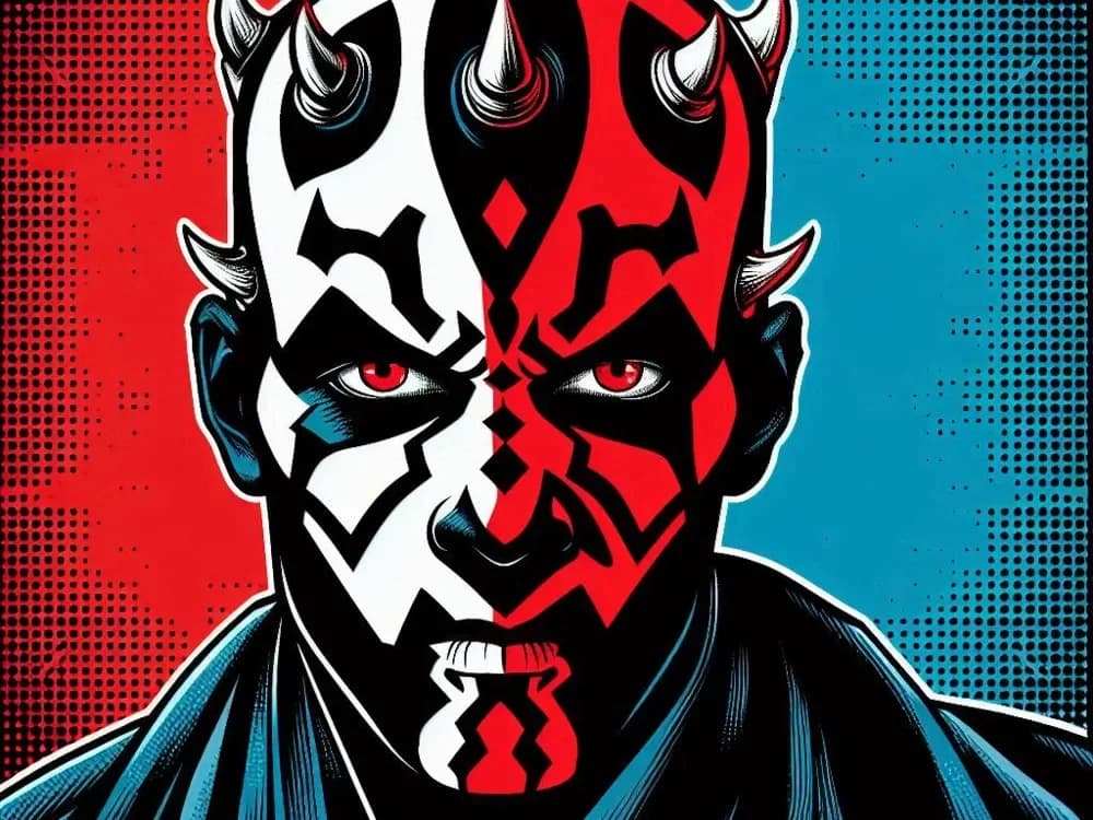 Darth Maul Hueforge. American Style Darth Maul Hueforge. American Style