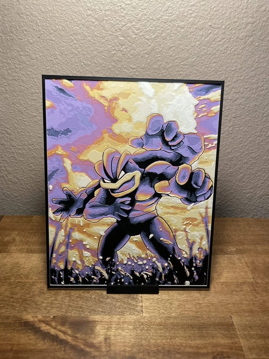 Dark Machamp by Cloudy Nostalgia HueForge model: Dark Machamp by Cloudy Nostalgia
