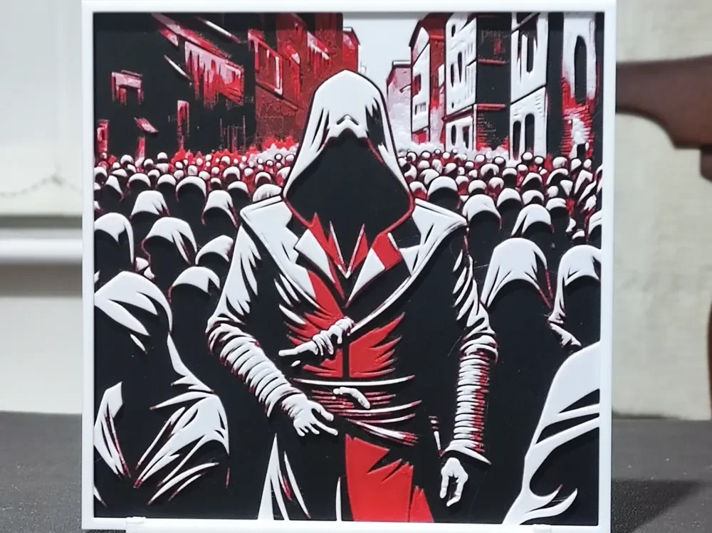 HueForge model: Assassin's Creed - HueForge 3 Color by BoDad