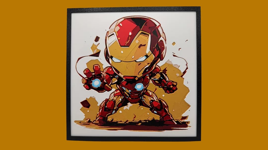 Iron Man - Chibi Edition - Hueforge by Canadian Gamer HueForge model: Iron Man - Chibi Edition - Hueforge by Canadian Gamer