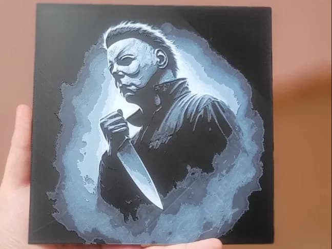 Michael Myers by Poly3D HueForge model: Michael Myers by Poly3D