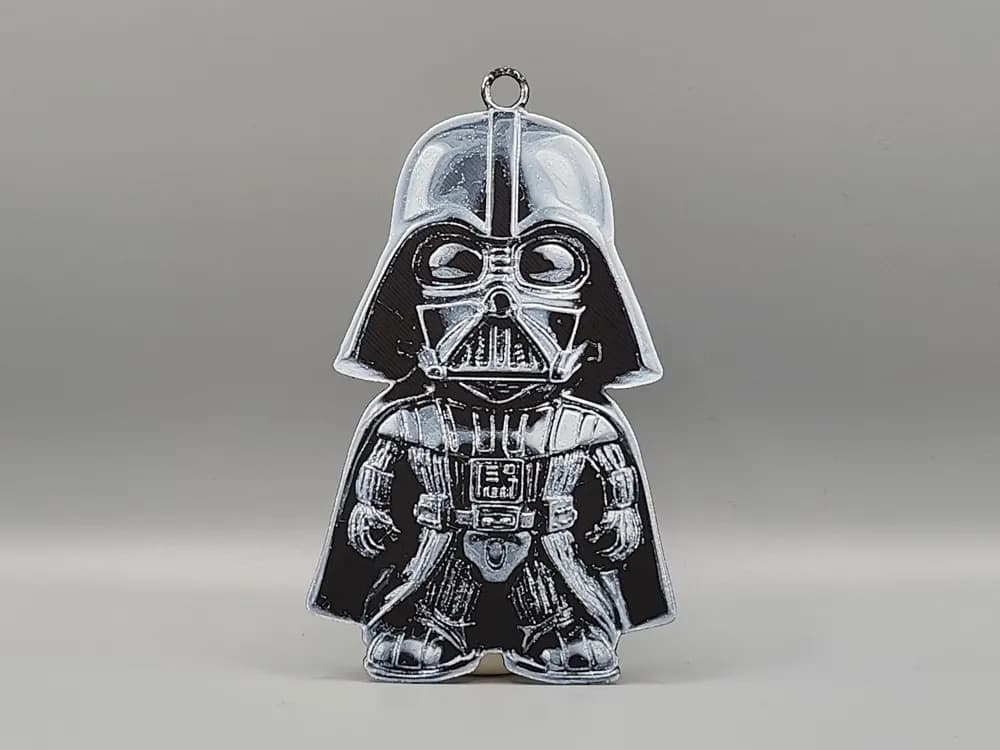Darth Vader Christmas Tree Ornament Decoration by Sarge HueForge model: Darth Vader Christmas Tree Ornament Decoration by Sarge