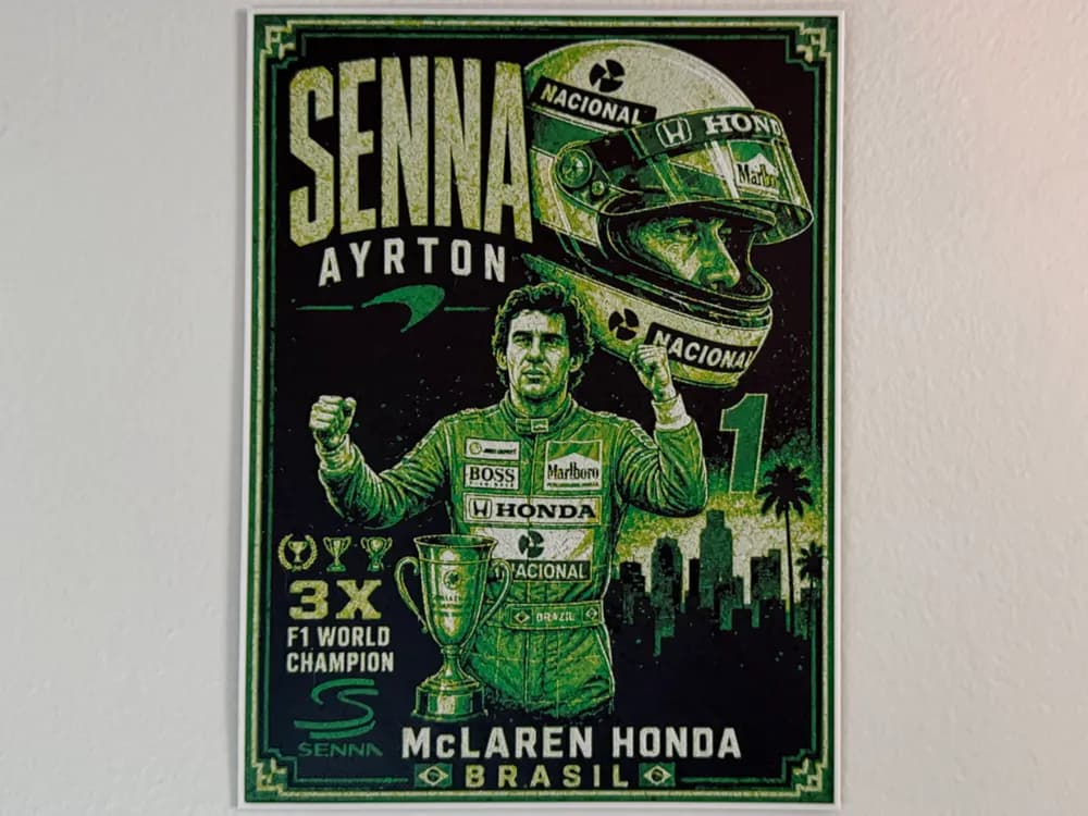 Ayrton Senna Formula 1 HueForge by liv_3d HueForge model: Ayrton Senna Formula 1 HueForge by liv_3d