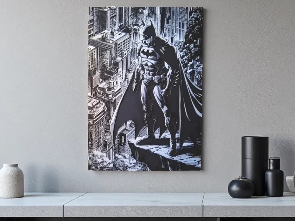 Hueforge Batman in Gotham City Hueforge Batman in Gotham City