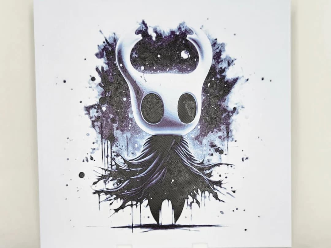 Graffiti Hollow Knight Hueforge by 3Ree Printing HueForge model: Graffiti Hollow Knight Hueforge by 3Ree Printing