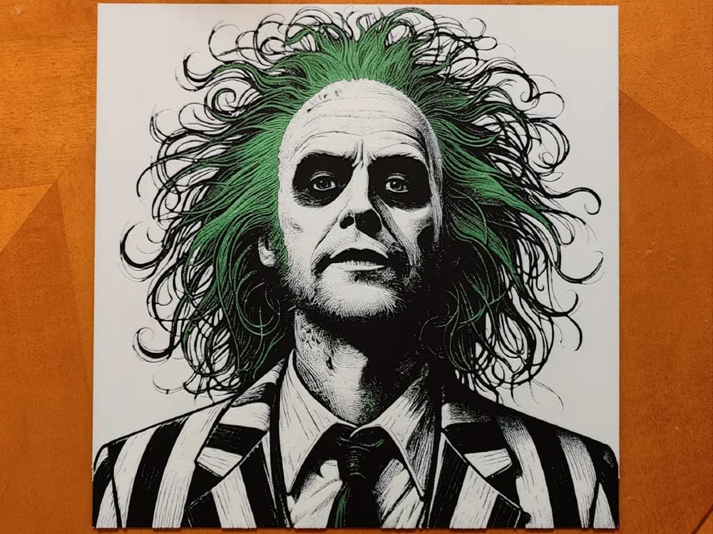 Beetlejuice - Michael Keaton - Hueforge by Sarge HueForge model: Beetlejuice - Michael Keaton - Hueforge by Sarge