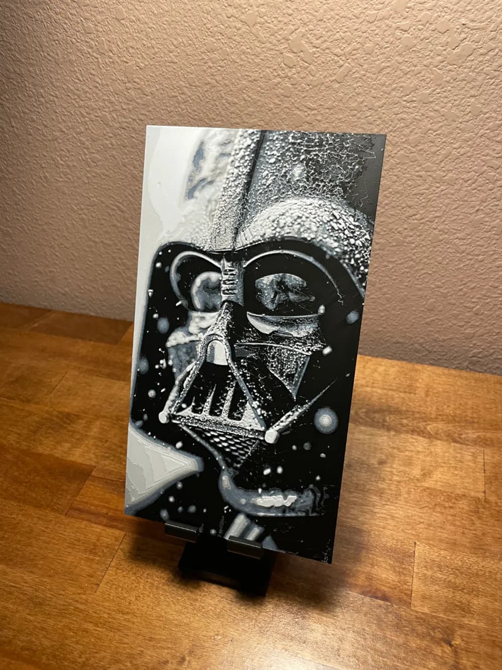 Hueforge - Star Wars - Darth Vader Snow by Cloudy Nostalgia HueForge model: Hueforge - Star Wars - Darth Vader Snow by Cloudy Nostalgia