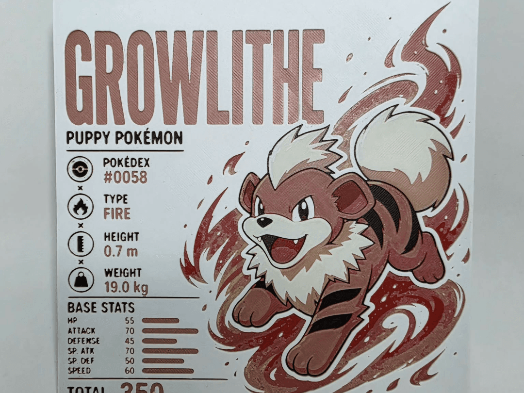 Growlithe Infographic Hueforge Growlithe Infographic Hueforge