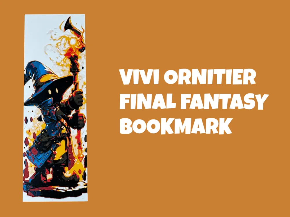 Vivi Ornitier - Final Fantasy by Canadian Gamer HueForge model: Vivi Ornitier - Final Fantasy by Canadian Gamer
