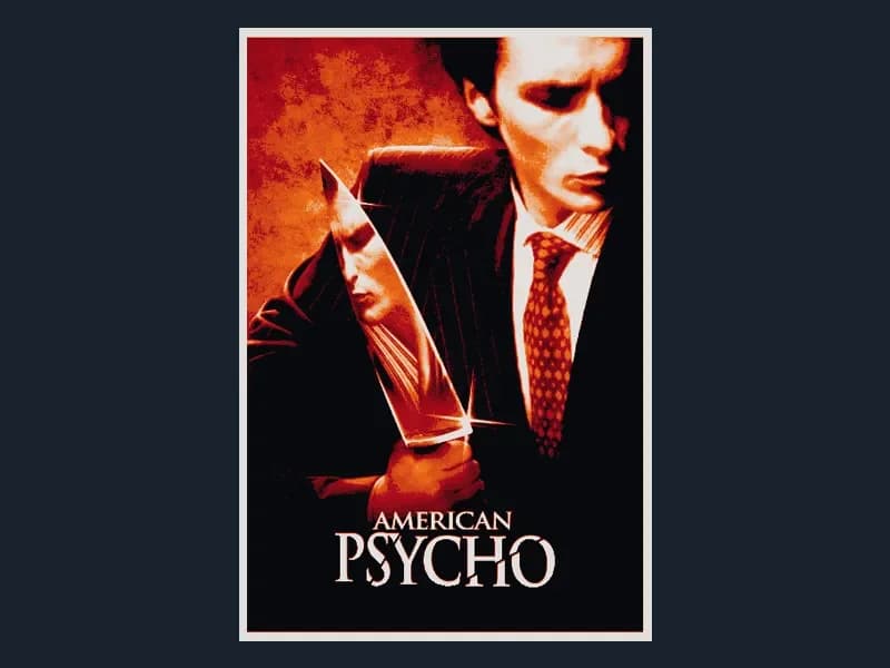 American Psycho (Movie Poster - HueForge) by HugheCraft HueForge model: American Psycho (Movie Poster - HueForge) by HugheCraft