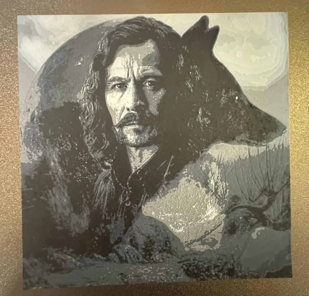 Sirius Black Harry Potter Hueforge 200x200 by Strata Prints HueForge model: Sirius Black Harry Potter Hueforge 200x200 by Strata Prints