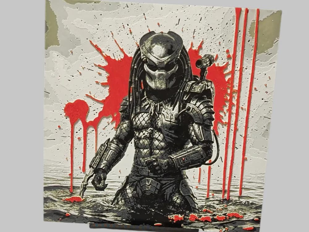 Predator Hueforge by 3DNesy HueForge model: Predator Hueforge by 3DNesy