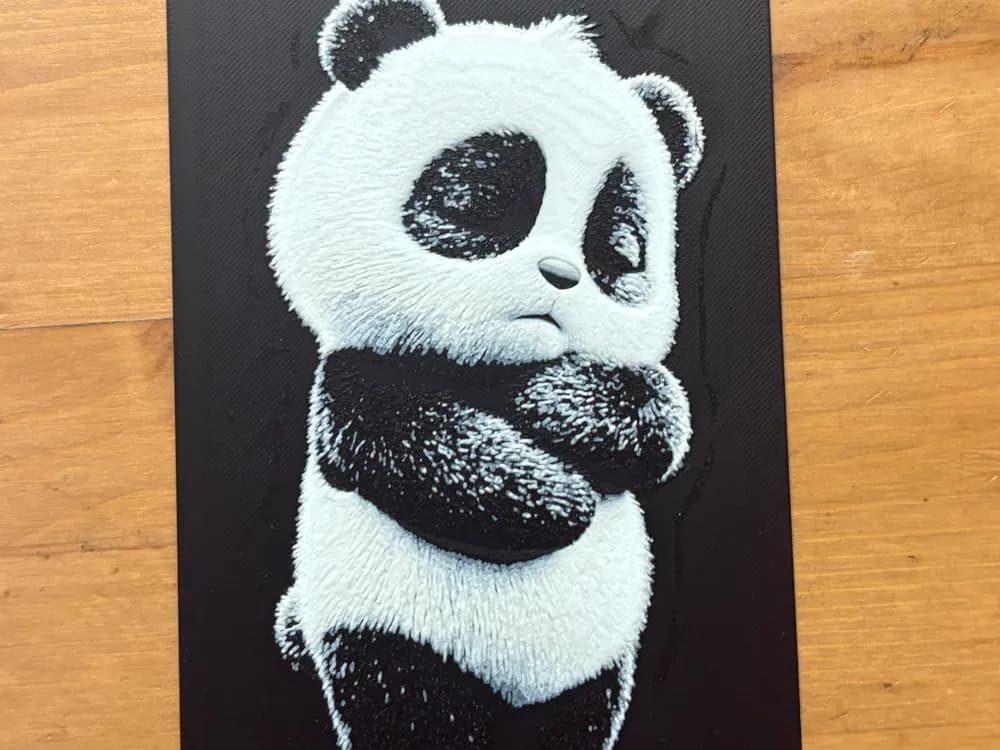 Panda Hueforge by Morganja HueForge model: Panda Hueforge by Morganja