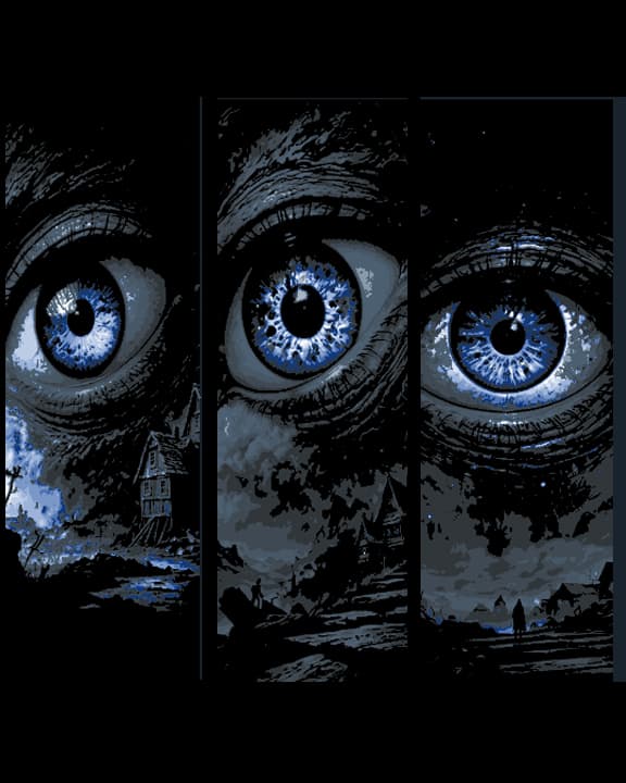 The watchful Eye Gazing down on the world - Set of 3 Bookmarks The watchful Eye Gazing down on the world - Set of 3 Bookmarks