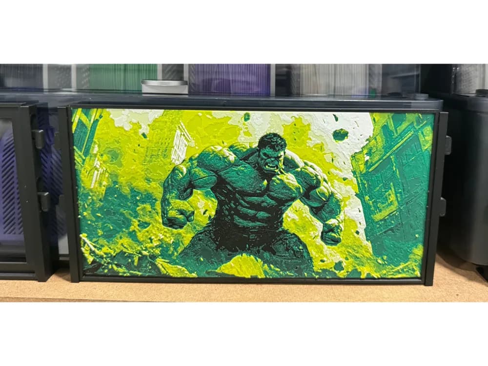 Hulk - AMS Art by Canadian Gamer HueForge model: Hulk - AMS Art by Canadian Gamer