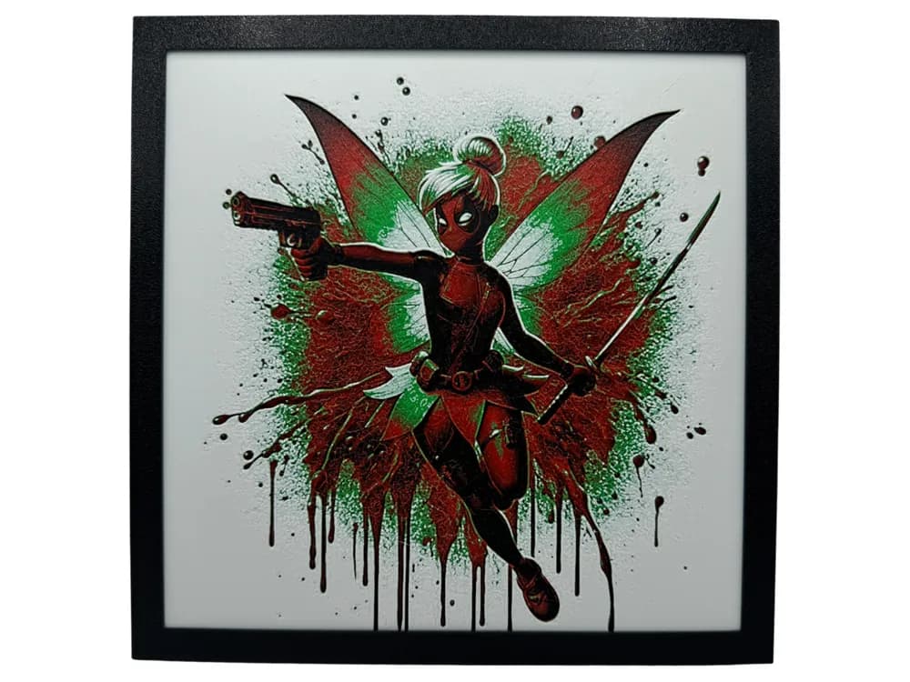Tinkerbell - Deadpool Cosplay (AKA TinkerPool) by Canadian Gamer HueForge model: Tinkerbell - Deadpool Cosplay (AKA TinkerPool) by Canadian Gamer