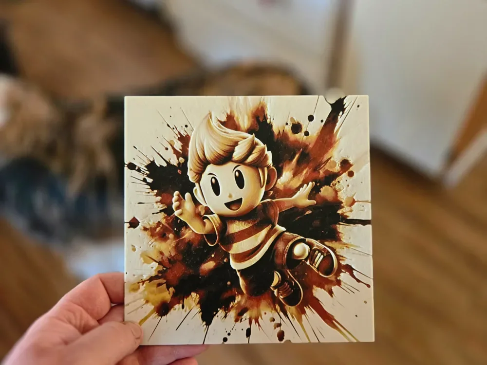 Graffiti Lucas Hueforge by 3Ree Printing HueForge model: Graffiti Lucas Hueforge by 3Ree Printing