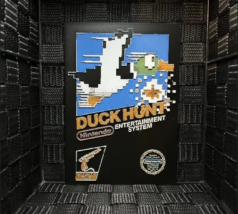 Hueforge Game Poster - Duck Hunt - by JoDau HueForge model: Hueforge Game Poster - Duck Hunt - by JoDau