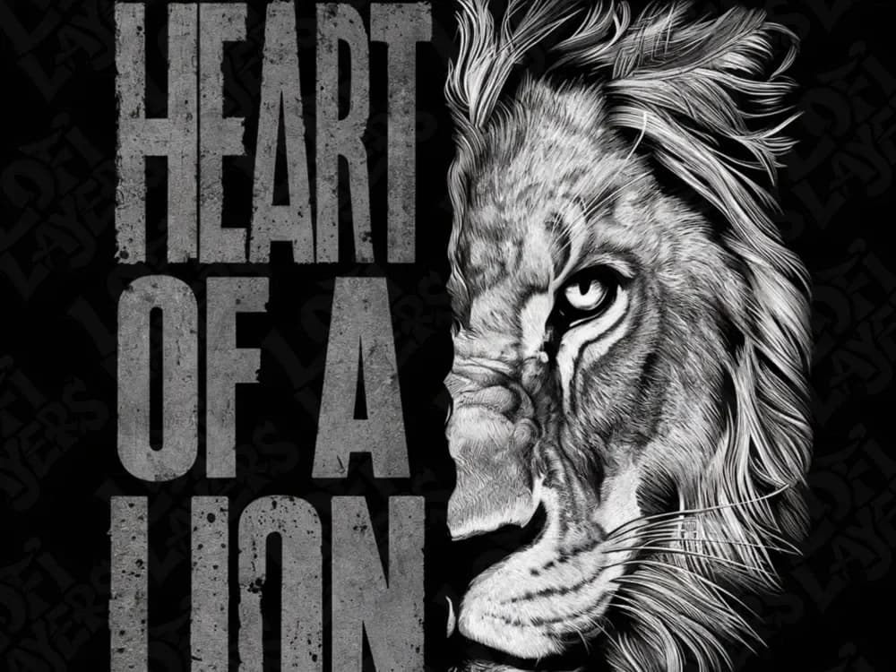 Heart of a Lion Hueforge by LoFi Layers HueForge model: Heart of a Lion Hueforge by LoFi Layers