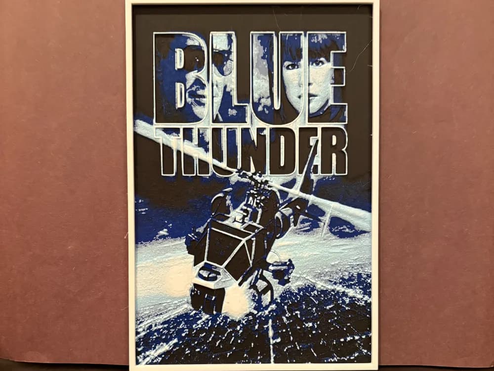 Blue Thunder Hueforge by Estiv HueForge model: Blue Thunder Hueforge by Estiv