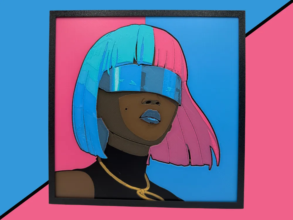 HueForge model: Prism - Dispatch by Canadian Gamer