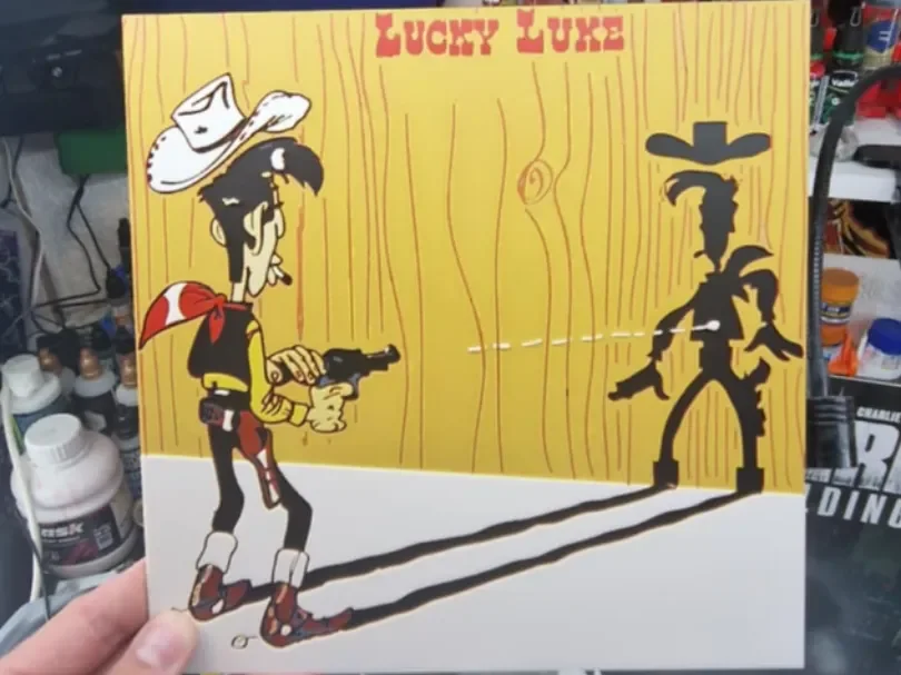 Lucky Luke Hueforge by Dakiren HueForge model: Lucky Luke Hueforge by Dakiren