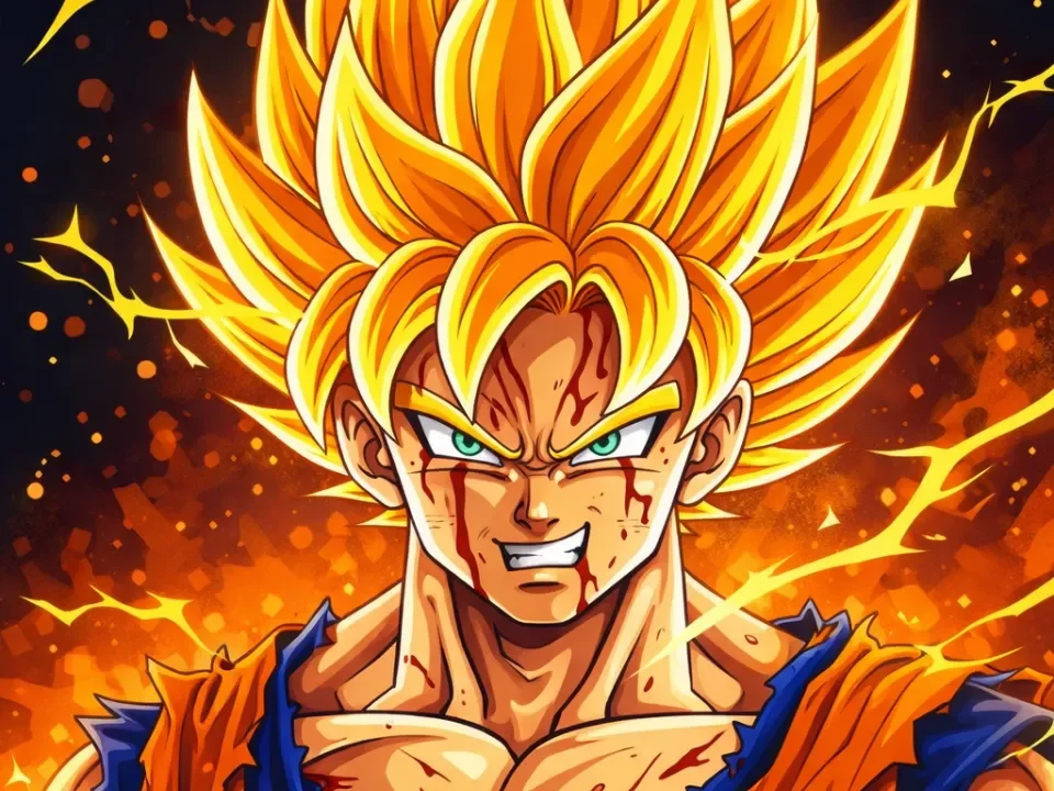 Goku SSJ - Hueforge by Hueforge Maker HueForge model: Goku SSJ - Hueforge by Hueforge Maker