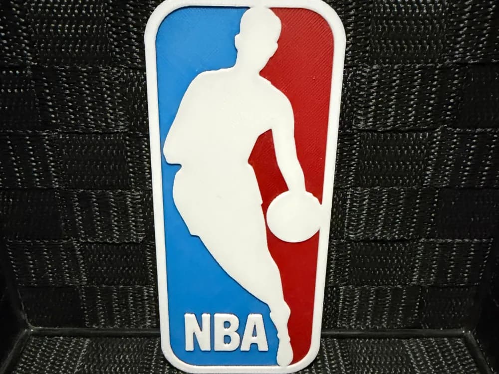NBA Logo - Hueforge by JoDau HueForge model: NBA Logo - Hueforge by JoDau