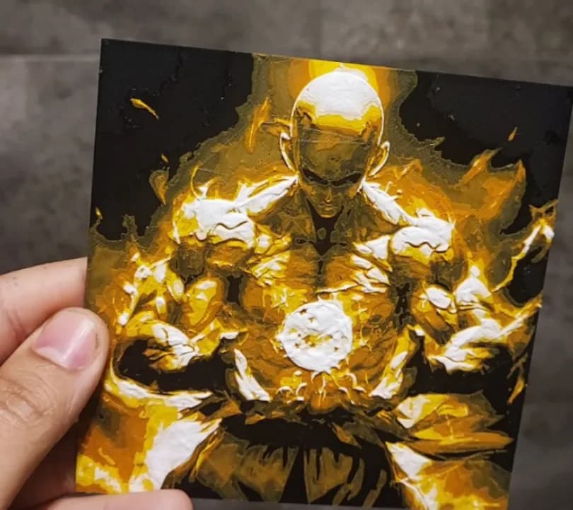 Last Dragon Ball by Garuda3D HueForge model: Last Dragon Ball by Garuda3D