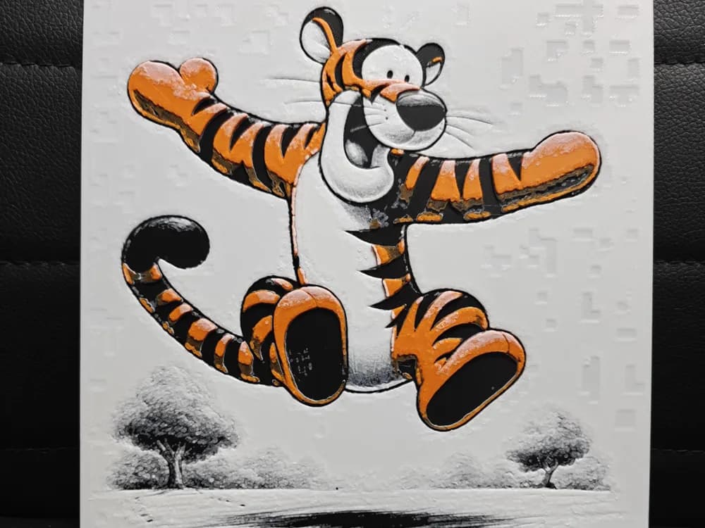 HueForge model: Tigger by TheHueforgeLady