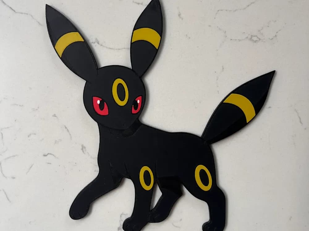 Umbreon Pokemon 3D Print Umbreon Pokemon 3D Print