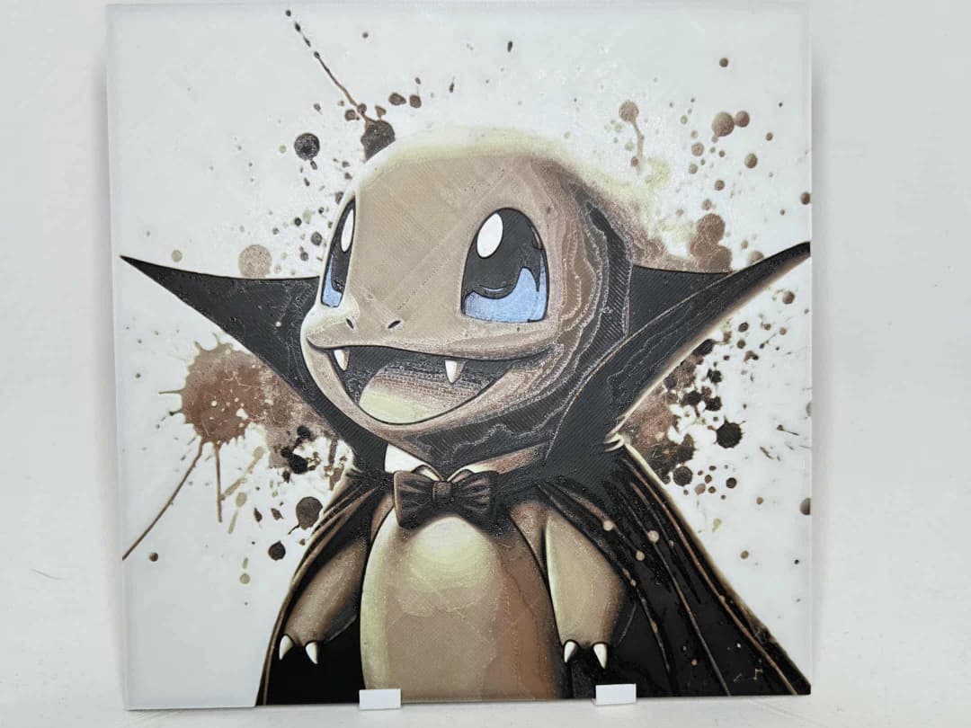 Graffiti Halloween Charmander Hueforge by 3Ree Printing HueForge model: Graffiti Halloween Charmander Hueforge by 3Ree Printing