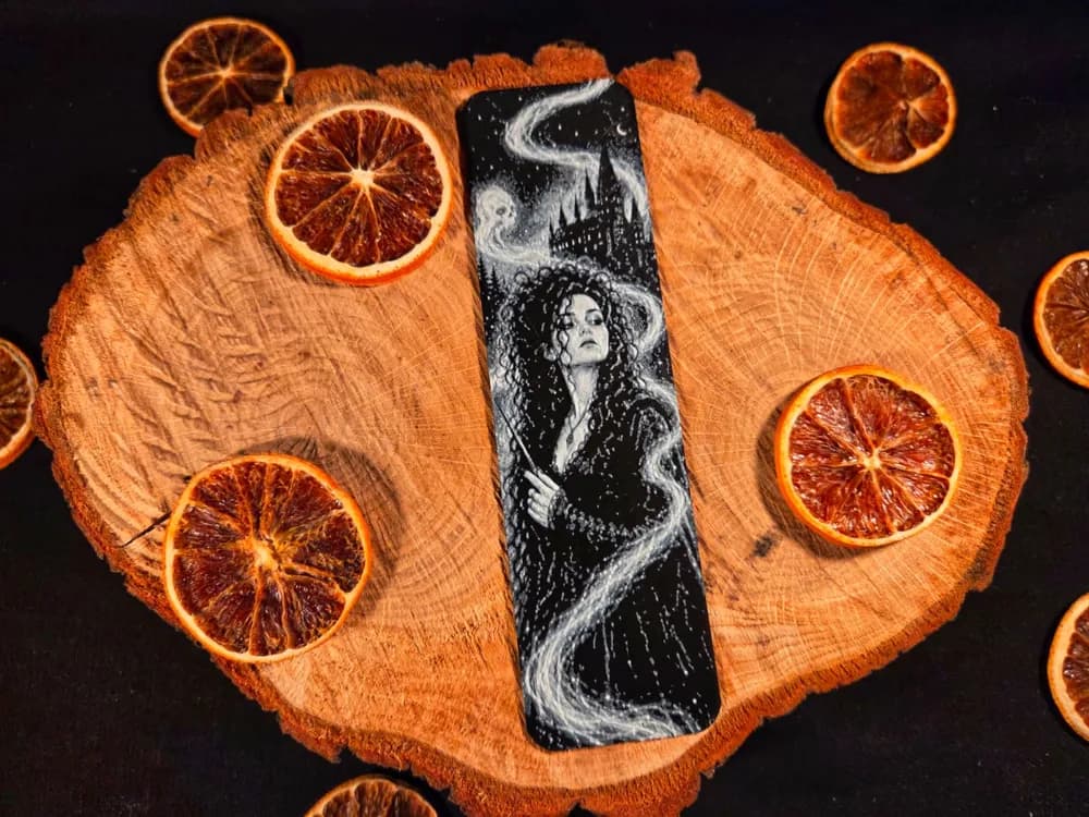 Bellatrix Lestrange Harry Potter inspired bookmark Bellatrix Lestrange Harry Potter inspired bookmark