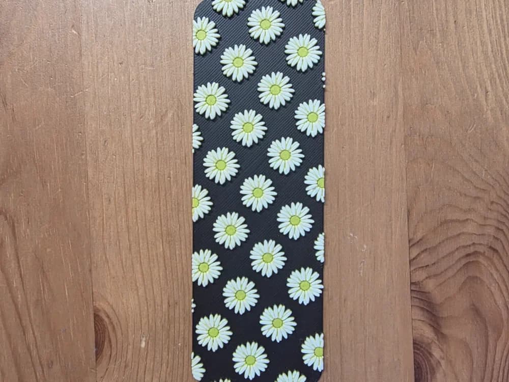 Flower Bookmark by Morganja HueForge model: Flower Bookmark by Morganja