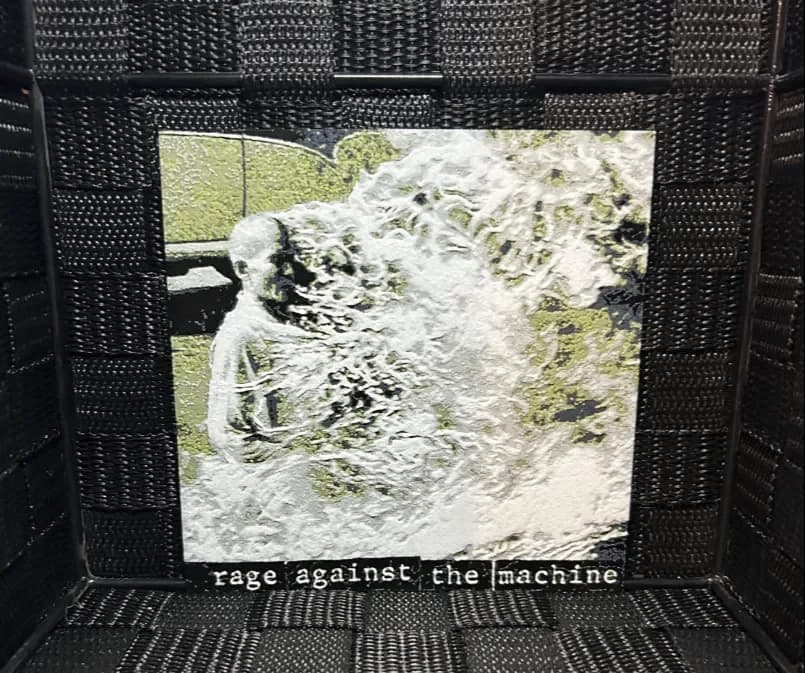 HueForge model: Hueforge Music Poster - Rage Against the Machine - by JoDau