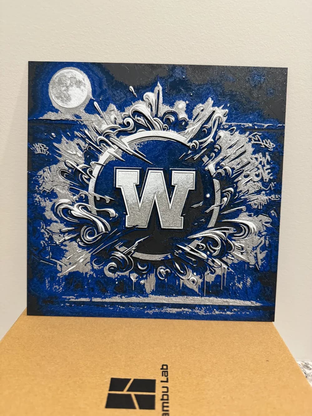 Winnipeg Blue Bombers - CFL Hueforge by Canadian Gamer HueForge model: Winnipeg Blue Bombers - CFL Hueforge by Canadian Gamer