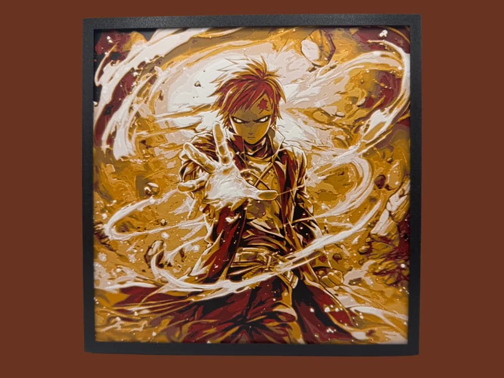 Gaara by Canadian Gamer HueForge model: Gaara by Canadian Gamer