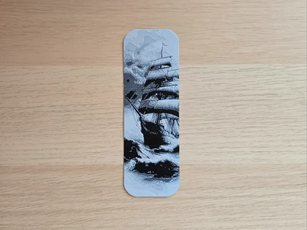 Sailboat Bookmark by Atrus Design HueForge model: Sailboat Bookmark by Atrus Design