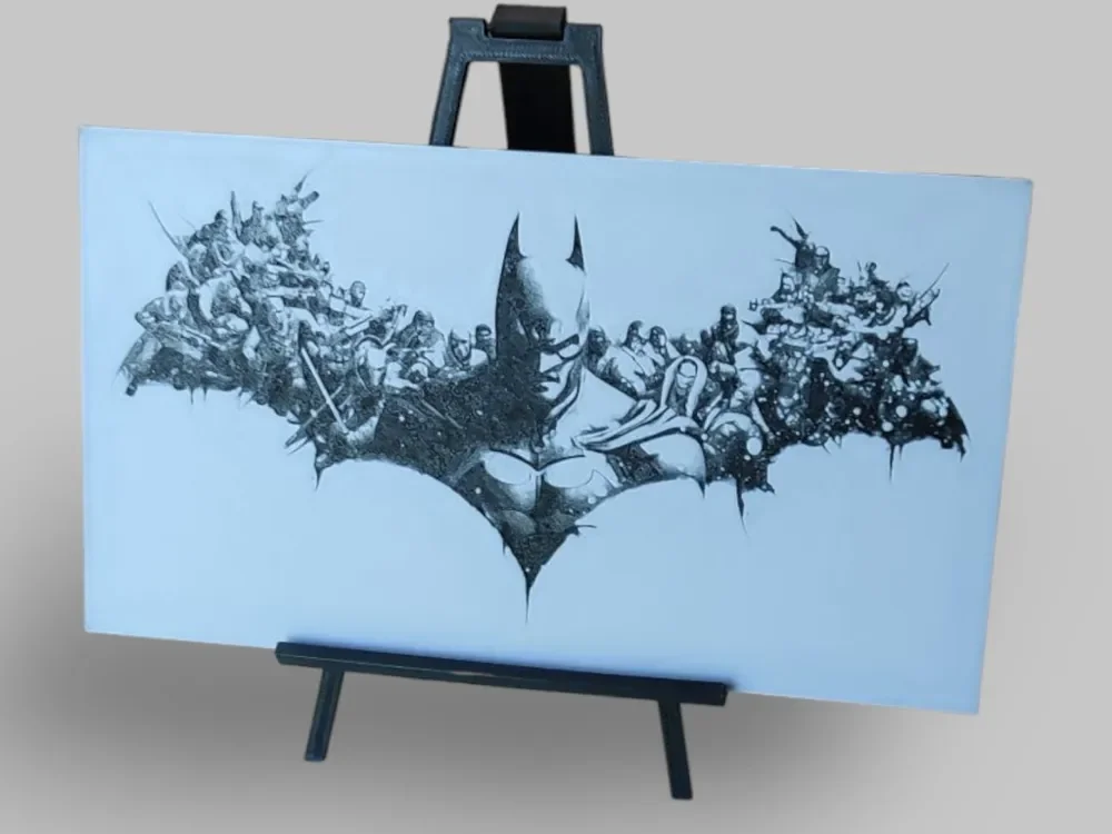 Batman Hueforge by 3DNesy HueForge model: Batman Hueforge by 3DNesy