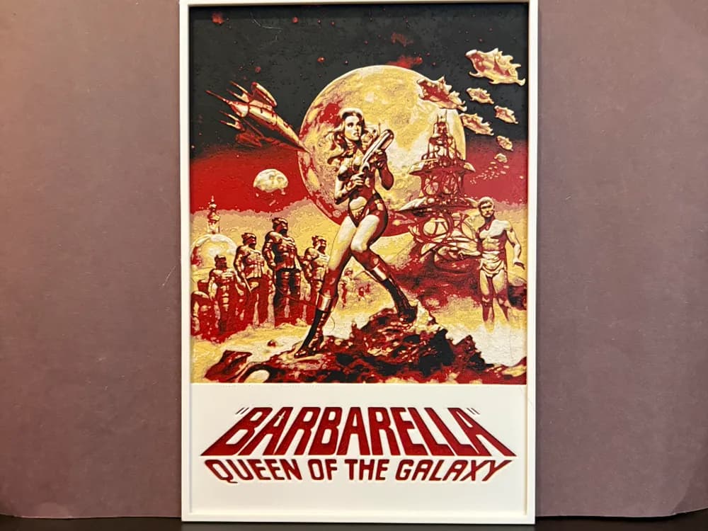 Barbarella Queen of the Galaxy Hueforge by Estiv HueForge model: Barbarella Queen of the Galaxy Hueforge by Estiv