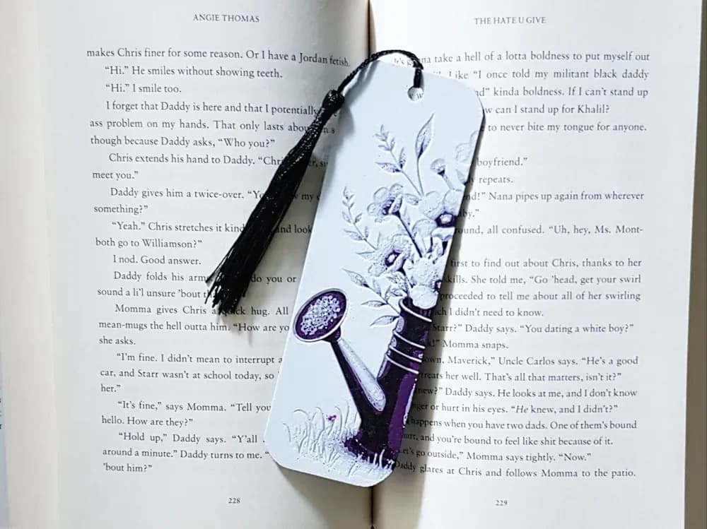 Watering Can Bookmark. No AMS needed. Hueforge by Dame Jo HueForge model: Watering Can Bookmark. No AMS needed. Hueforge by Dame Jo