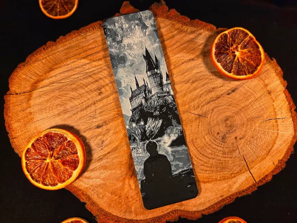 Harry potter and hogwarts 2 bookmark - hueforge by EternalDesigns3D HueForge model: Harry potter and hogwarts 2 bookmark - hueforge by EternalDesigns3D
