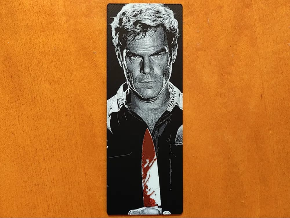 Dexter Morgan Bookmark - Hueforge Dexter Morgan Bookmark - Hueforge