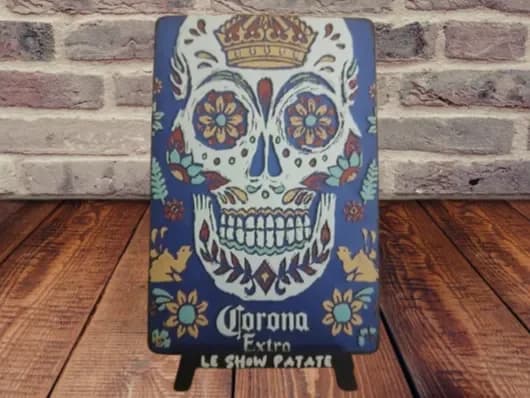 Plaque Vintage Corona Extra Hueforge by leshowpatate HueForge model: Plaque Vintage Corona Extra Hueforge by leshowpatate