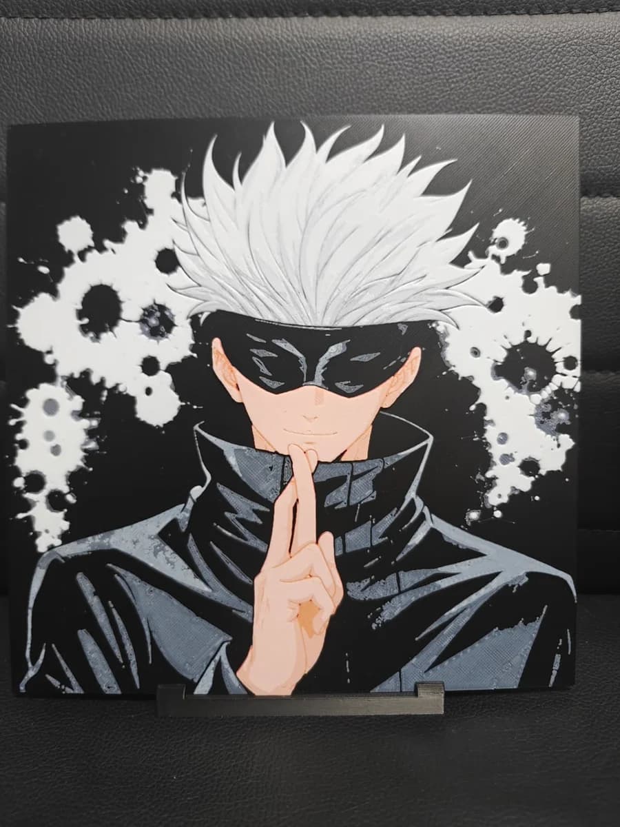 Satoru Gojo Jujutsu Kaisen by TheHueforgeLady HueForge model: Satoru Gojo Jujutsu Kaisen by TheHueforgeLady