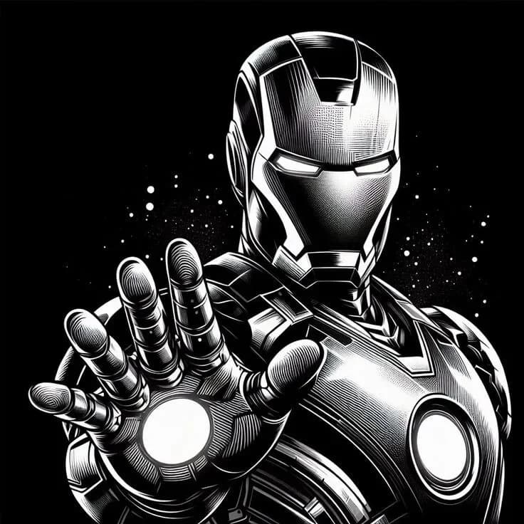 Iron Man hueforge by leshowpatate HueForge model: Iron Man hueforge by leshowpatate