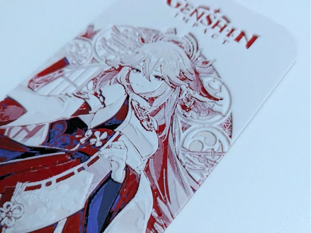 Yae Miko Charactercard Genshin Impact HueForge by JP_Creations HueForge model: Yae Miko Charactercard Genshin Impact HueForge by JP_Creations